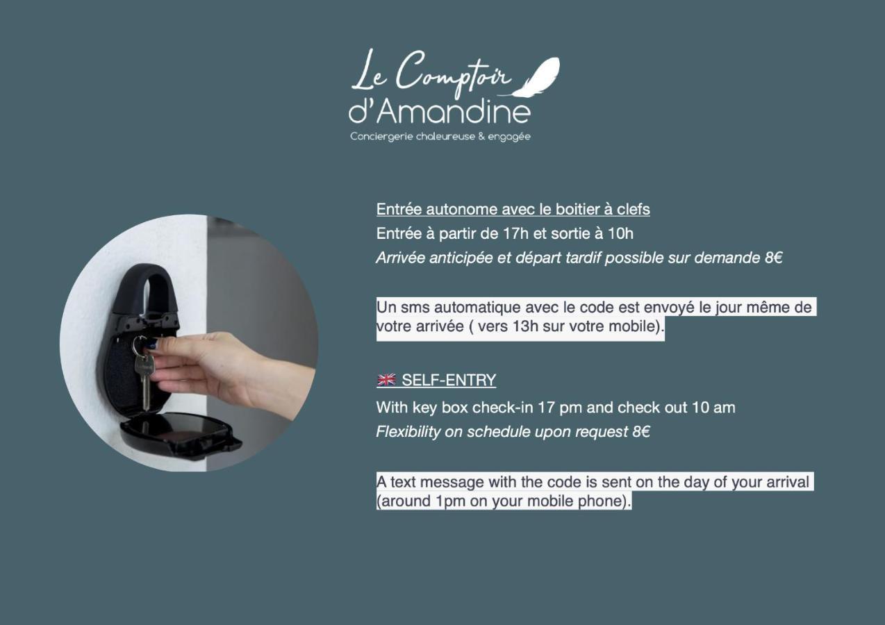 Le Cafe Charmant, Appartement Dans Immeuble Avec Parking Barriere, Balcon LʼArbresle Kültér fotó